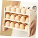 PRETYZOOM Container Fridge Organizer Flipped Household Rack Shop Egg Supply Preservation Refrigerator Storage - Buy Online on GoSupps.com