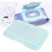 Baby Wipe Warmer Portable Wipes Dispenser Wide Opening Ultrathin Heater Constant Temperature Lightweight for Outdoor (Light Blue) - Buy Online on GoSupps.com