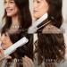 Kristin Ess 3-in-1 Titanium Curling & Straightening Iron with Heat Protectant Spray - 1 1/4" Dual Voltage Ionic Professional Styler Flat Iron + Heat Protectant Spray - Buy Online on GoSupps.com