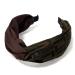 EXTREE Wide Headband for Women  Contrast Color Luxury Design  Elastic Cloth Fabric Hair Wrap  Fashionable Hair Accessories for Girls  Women Black
