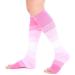 Doc Miller Premium Waden Compression Cuff - 20-30 mmHg Calf Support for Sports & Recovery | Stylish Open Toe Design in Pink & White (XXL) - Buy Online on GoSupps.com