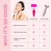 Elizabeth Mott Ice Roller for Face & Eye Puffiness Relief - Cold Therapy for Swelling, Redness - Detachable & Reusable Head - All Skin Types - Buy Online on GoSupps.com