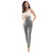 Purpless Maternity Pregnancy Over Bump Support Joggers Comfortable Trousers for Pregnant Women 1307 18 Dark Gray Melange