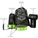 Zen Maestro 65ft Slackline Kit with Protectors & Optional Training Line - Outdoor Backyard Fun for All with Carry Bag and Instruction Booklet - Buy Online on GoSupps.com