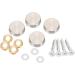 Uinfhyknd 16 mm Stainless Steel Mirror Nail Screw Cap (8 Pieces) - Buy Online on GoSupps.com
