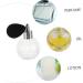 FRCOLOR Vintage Perfume Bottle Set | Refillable Atomiser Spray Bottle | Portable Glass Terrarium Perfume Sprayer - Perfect for Travel - Buy Online on GoSupps.com