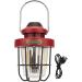 Buy Retro LED Camping Lantern - Rechargeable Outdoor Lamp with Adjustable Gears | Fall-Proof Design in Dark Green & Dark Red - Buy Online on GoSupps.com