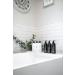 Alora Home Essentials Reusable Shampoo and Conditioner Bottles - Set of 3 Matte Black Permanent Stylish Labels 16oz Pump Bottle Dispenser Body Wash Plastic Refillable (MBBW16) Set of 3 (16oz) Black - Buy Online on GoSupps.com