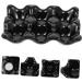 LABRIMP 1 pc Reusable Convenient Practical Bracket Lightweight Container Household Frosted Creative Black 14.5X9.8X3.2CM Black - Buy Online on GoSupps.com