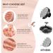 BuauSly Silicone Scalp Massager Brush for Hair Growth and Dandruff Treatment - Salmon Pink - Buy Online on GoSupps.com