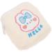 Healeved 2-Pack Women's Bandage Storage Bag - Stylish Organizer for Tampons & Outdoor Pads - White Plush Zipper Pouch (13x13cm) - Buy Online on GoSupps.com