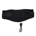 Heated back support electrically heated waist belt heating pillows with 3 heating levels for the lower back the lumbar spine the waist the belly and belly (black)