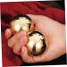 Shop Magiclulu 2-Piece Brass Exercise Ball Set | Metal Hand Massage Balls for Fitness & Relief - Portable Handheld Devices - Buy Online on GoSupps.com