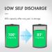 Tenergy Centura 1.2V NiMH D Batteries - 8000mAh Low Self Discharge Rechargeable D Cells Pre-Charged UL Certified 2 Pack - International Shipping Available - Buy Online on GoSupps.com