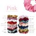 Chloven 20 Color Satin Hair Scrunchies - Elastic Ponytail Holders for Women and Girls - Buy Online on GoSupps.com