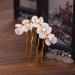 Beaupretty Vintage Jade Flower Hair Sticks Chinese Hair Pins for Women (White) - Buy Online on GoSupps.com