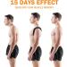 Adjustable Posture Corrector for Women and Men - Breathable Upper Back Brace for Pain Relief - Black - Buy Online on GoSupps.com
