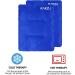 RAKZU 2 Pack Ice Pack for Injuries - Large 14 x 11 Reusable Gel Pack for Hot & Cold Therapy - Flexible Pain Relief for Shoulder, Knee, Back, Hip Aches - Buy Online on GoSupps.com