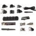 Qukaim Hair Trimmer Set Electric Hair Clipper Set with 6 Guide Combs for Men Waterproof Nose Hair Cutter and Eyebrow Grooming - Buy Online on GoSupps.com