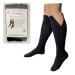 Presadee Closed Toe 15-20 mmHg Zipper Moderate Compression Leg Circulation Socks (Black  2XL) Black 2XL