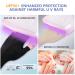 Buy Spacepower UV Gloves for Nails - 4 Pcs UPF 50+ Anti-UV Protection for Gel Manicures (Black Pink) - International Shipping Available - Buy Online on GoSupps.com