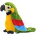 Talking Parrot Repeat Electronic Mimicry Pet Plush Toy - Green - Buy Online on GoSupps.com