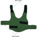 Shop Kittystar XL Breathable Dog Shirt - Calming Coat for Thunderstorms Fear Vest & Jacket in Green | Puppy Anxiety Relief - Buy Online on GoSupps.com