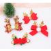 Anewish Christmas Hair Clips for Girls - 4-Piece Glitter Antlers & Bow Knot Set | Festive Red Hair Jewelry - Buy Online on GoSupps.com