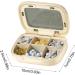 tongfeng Personal Pill Organizer - Travel Daily Portable Pill Holder Compact Daily Portable Travel Pill Dispenser Double Sealing Weekly Pill Dispenser Good Sealing Medication Organizer for Home Work 6 Grid Cream White - Buy Online on GoSupps.com