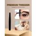 Macaki 20X Magnifying Makeup Mirror with Slant Tweezers | 3.5 Magnified Mirror | 2 Suction Cups | Black - Buy Online on GoSupps.com