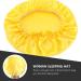 Satin Sleeping Cap Set | Shower & Chemotherapy Hair Cover Bonnet | Hair Loss & Salon Beauty Caps - Yellow (2 Pcs) - Buy Online on GoSupps.com