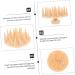 Beavorty 6pi ces Brosse Cheveux Compacte Avec Masseur Pour Chevelu Brosse Shampooing Et Massage limine Les Pellicules Id ale Pour Femmes Voyages 5X5X3CMx3pcs Jaunex3pcs - Buy Online on GoSupps.com
