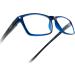 Gian Marco Venturi Unisex Verona Reading Glasses - Stylish Blue Frame Size M - International Shipping Available - Buy Online on GoSupps.com