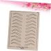 Beavorty 18 Sheets Vehicle Grab Handles Eyebrow Training Skin Eye Brow Practice Skin 6 Pcsx3pcs As Shownx3pcs - Buy Online on GoSupps.com