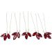 BETITETO Crystal Bridal Hair Pins - 5 Piece Wine Red Rhinestone Headpiece for Wedding Party - Buy Online on GoSupps.com