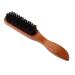 Semme wild boar bristle brush professional shave beard brush wild boar bristle bristle brush facial massage cleaning brush mustache cleaning ridge for barber salon home use