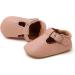 RVROVIC Baby Girl Moccasins Princess Mary Jane Flat Shoes | 12-18 Months | Pink - Buy Online on GoSupps.com