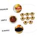 Milisten 1 Set 8pcs Dish Seasoning Dipping Plates Side Dish Japanese Plates Mini Dipping Plate Small Sauce Cups Metal Gold Decor Sauce Bowls Stainless Steel Sushi Measuring Cup - Buy Online on GoSupps.com