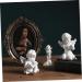 Alipis Decor Resin Crafts Reading a Book Staue Figure Unique Angel Ornaments Accessories Jam Dining Table - Buy Online on GoSupps.com