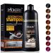 FVQUHVO Dark Brown Hair Color Shampoo for Gray Hair -Instant Hair Dye Shampoo 3 in 1 for Men & Women - Herbal Brown Shampoo Long Lasting Brown Hair Dye 16.90 Fl Oz(Dark Brown)