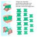 8 Pairs Silicone Toe Spacer Separator Bunion Straightener Hallux Valgus Corrector - Buy Online on GoSupps.com