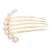 DOITOOL Womens Headpiece Pearl Hair Side Comb Hair Comb for Girls Wedding Hair Accessories for Brides Hair Accessories for Women Hair Combs Hair Piece Miss Grace Imitation Pearls