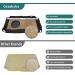 Oceskyha Cat Window Perch Hammock with Free Fleece Blanket - Extra Large & Sturdy Cat Bed for Indoor Resting - Space Saving Double-layer Flannel Design - Buy Online on GoSupps.com