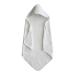 mushie Baby Hooded Towel | Organic Cotton (Pearl)