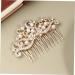 DOITOOL Bridesmaids Suction Cup Pencil Holder Veil Comb Antique Hair Comb Clips Bride Hair Comb Rhinestone Barrettes Womens Hair Ornament Wedding Crystal Beads Miss - Buy Online on GoSupps.com