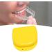 Buy Verdant Touch Mouth Protection Container - Professional Retainer Case & Portable Denture Tank in Yellow | International Shipping Available - Buy Online on GoSupps.com