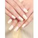Kalolary 20PCS Nail Adhesive Wrap Nail Gel Polish Strips Full Wraps Nail Polish Stickers Cured Gel Nail Strips Self-Adhesive Gel Nail Wrap Stickers Decals(UV/LED Lamp Required) (Milk White) - Buy Online on GoSupps.com