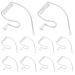10-Pack Replacement Acoustic Coil Tube Walkie Talkie Earpieces for Baofeng Motorola Kenwood Retevis Midland Two Way Radios Headset Secret Spy Game Earpiece