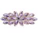 MAGICLULU Rhinestone Spring Hair Accessories Sparkle Hair Clips Bride Hair Clip Girl Hair Accessories Vintage Hair Barrettes Hair Decoration Alloy Delicate Big Hairpin Miss Purple