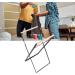 Foldable Trash Bag Holder Flat Appearance Garbage Bag Holder Stand Corrosion Resistance Light Weight for Outdoor Use Black - Buy Online on GoSupps.com